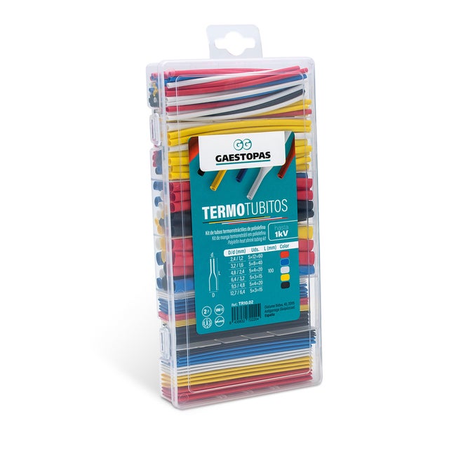TUBO TERMORETRACTIL COLORES SURTIDOS 170UDS
