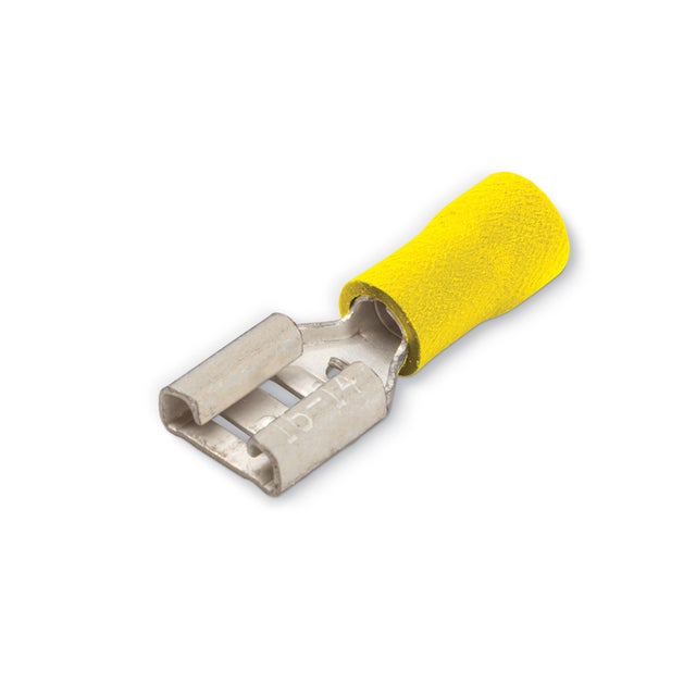 TERMINAL FASTON HEMBRA AMARILLO 4-6MM 50UDS