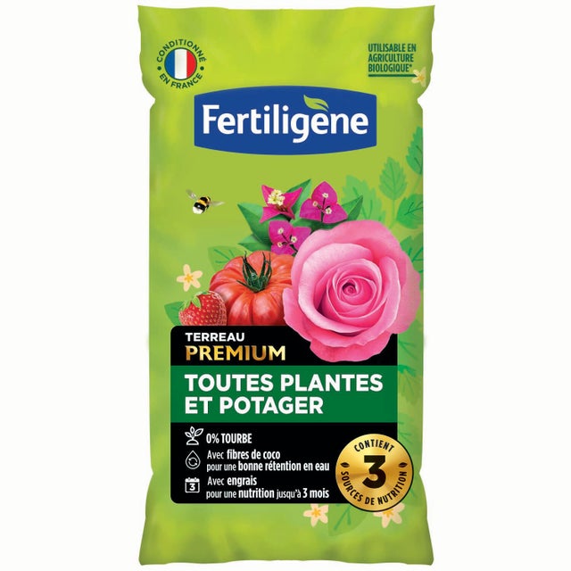 Terreau Potager FERTILIGENE, 40 L