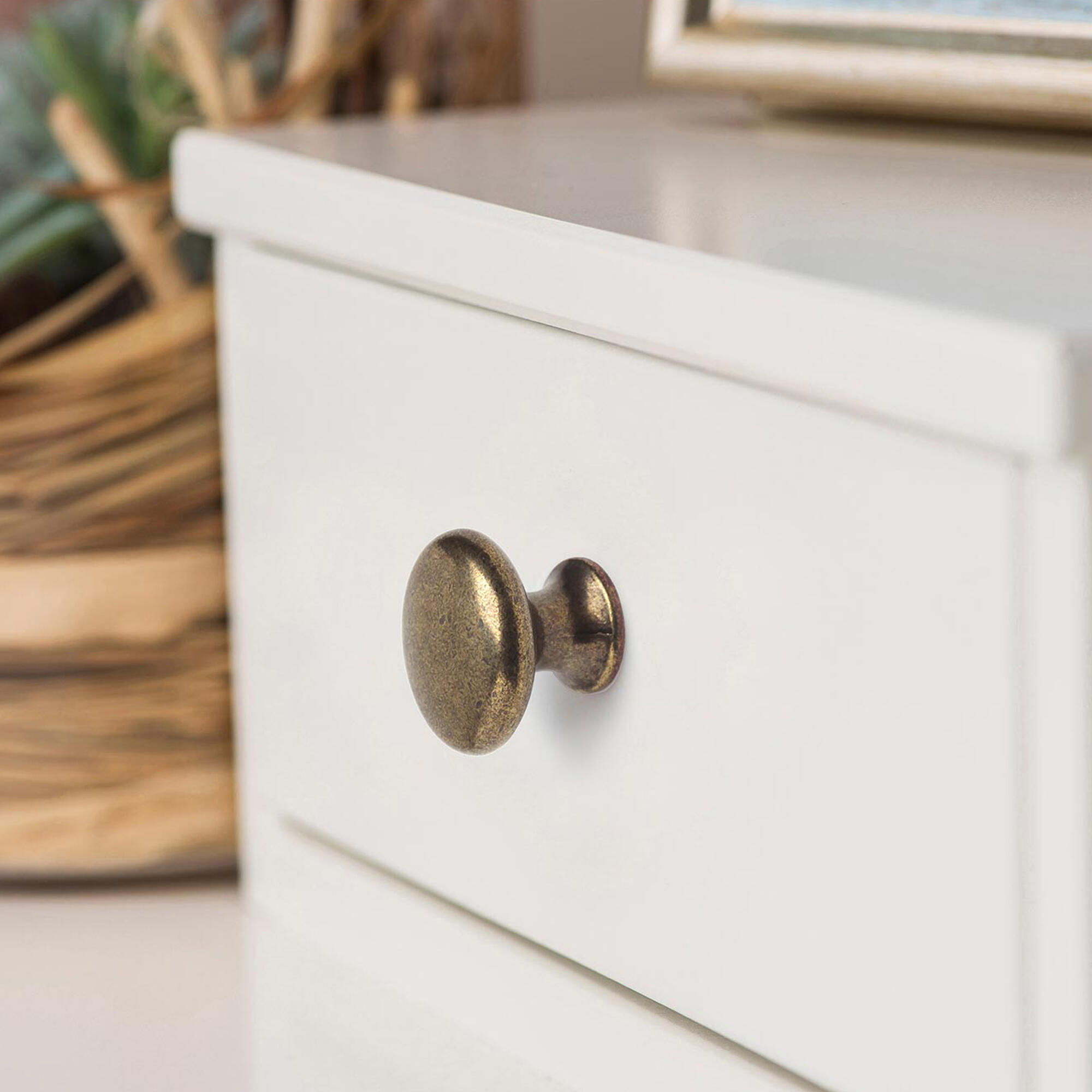 2 Puxadores Rei Zamak couro velho D20mm - 5