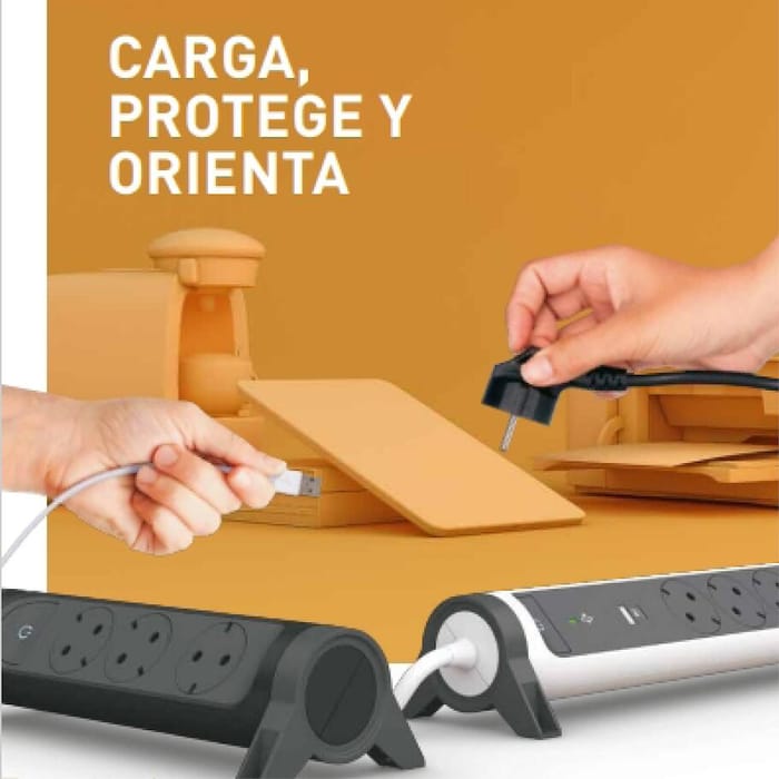Moderna, contemporanea y funcional, elige la regleta __Legrand__ con las caracteristicas perfectas para tu día a día. 
