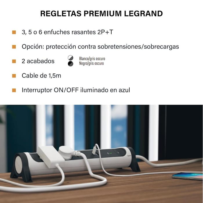 Las regletas Premium Legrand