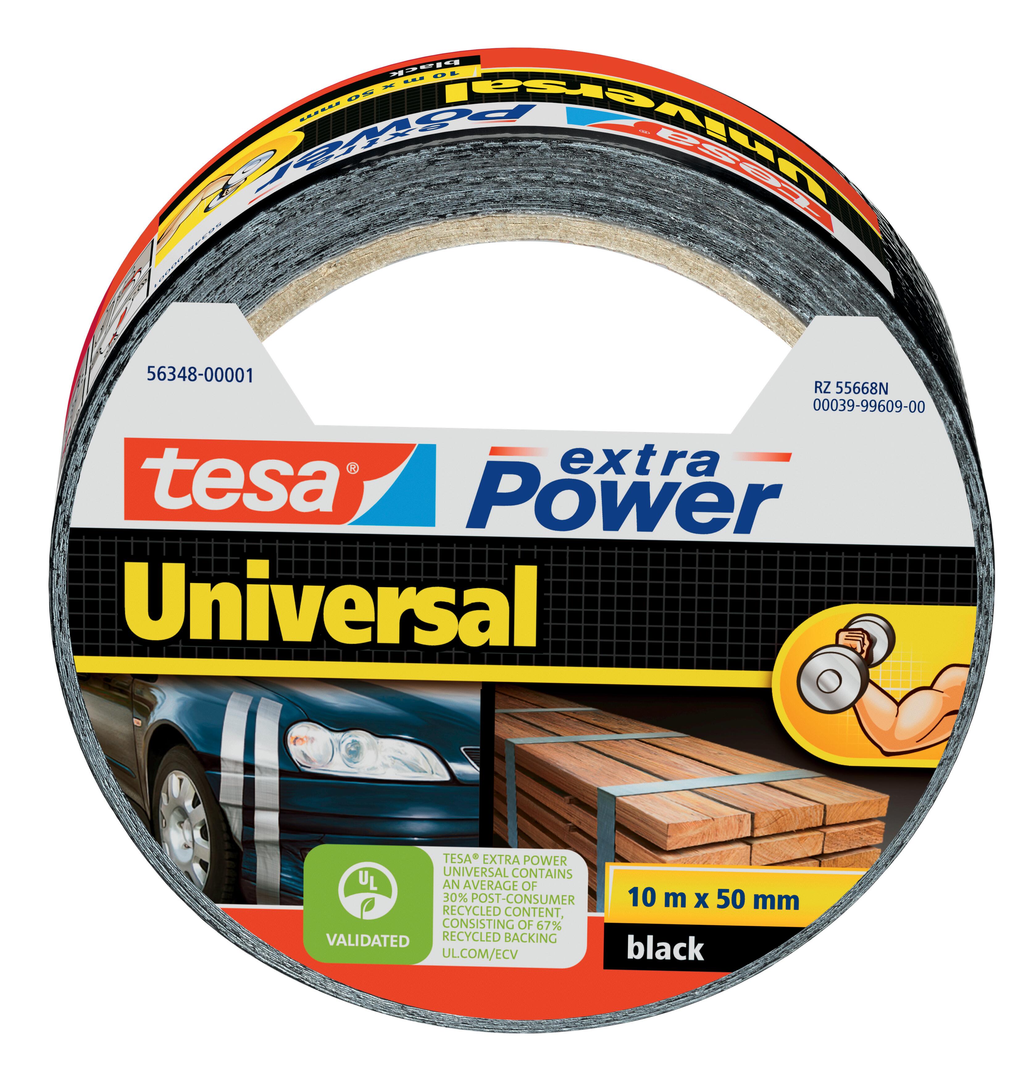 Fita de reparação 10x50 mm ExtraPower universal preto Tesa - 5