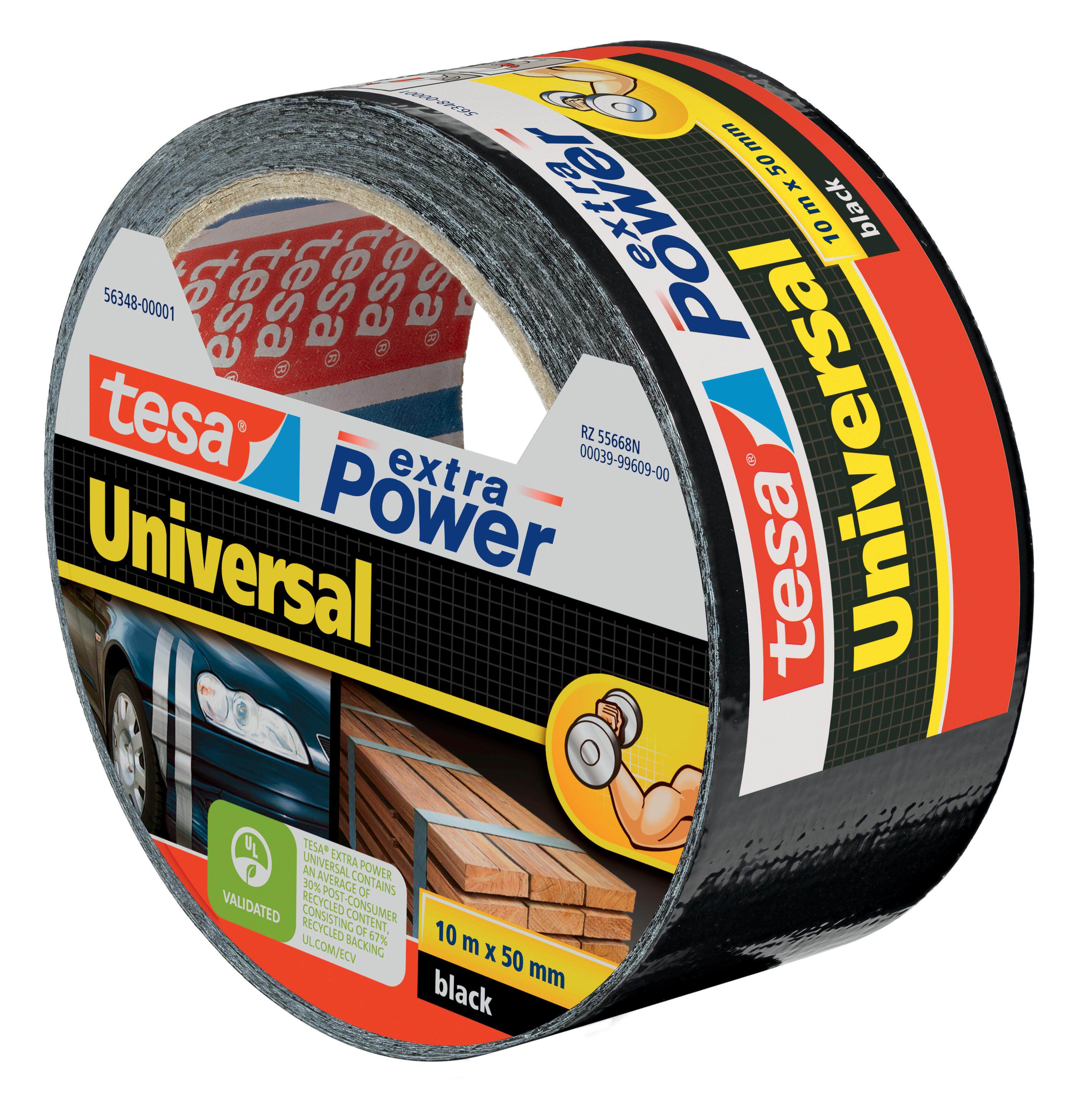 Fita de reparação 10x50 mm ExtraPower universal preto Tesa - 4