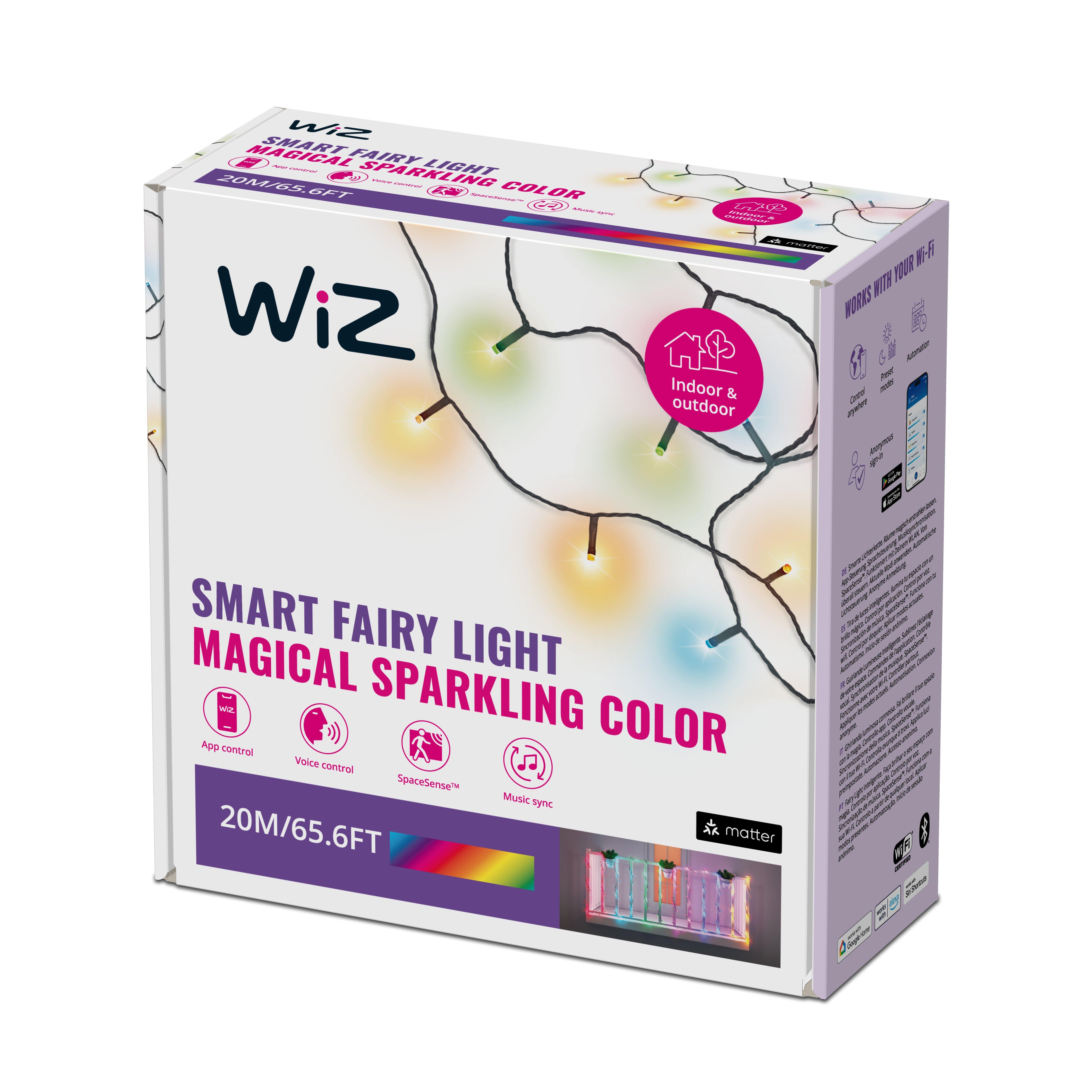 Guirlande connectée L. 20 m, 160 LED, multicouleur Fairy WIZ - 9