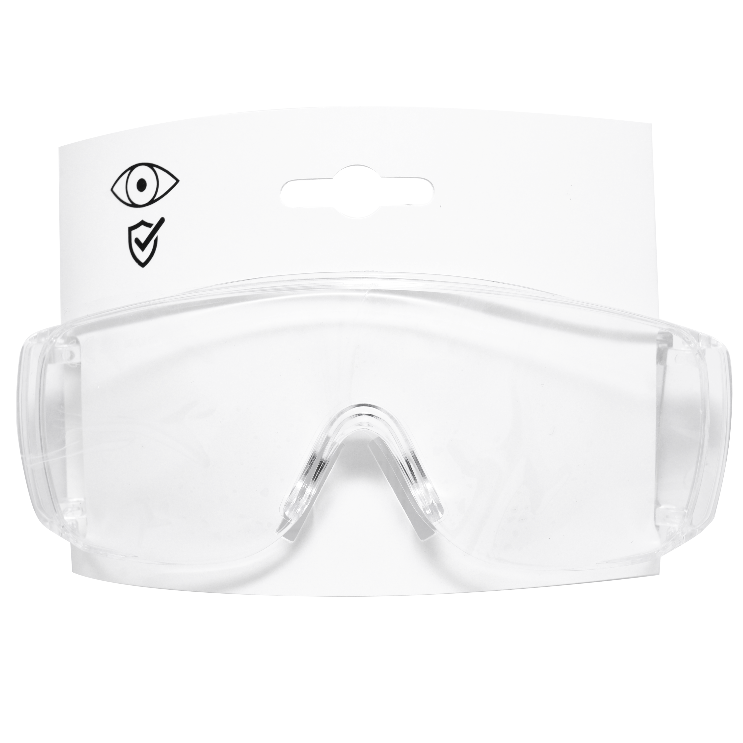 Óculos de proteção ajustáveis transparentes tamanho único - 5
