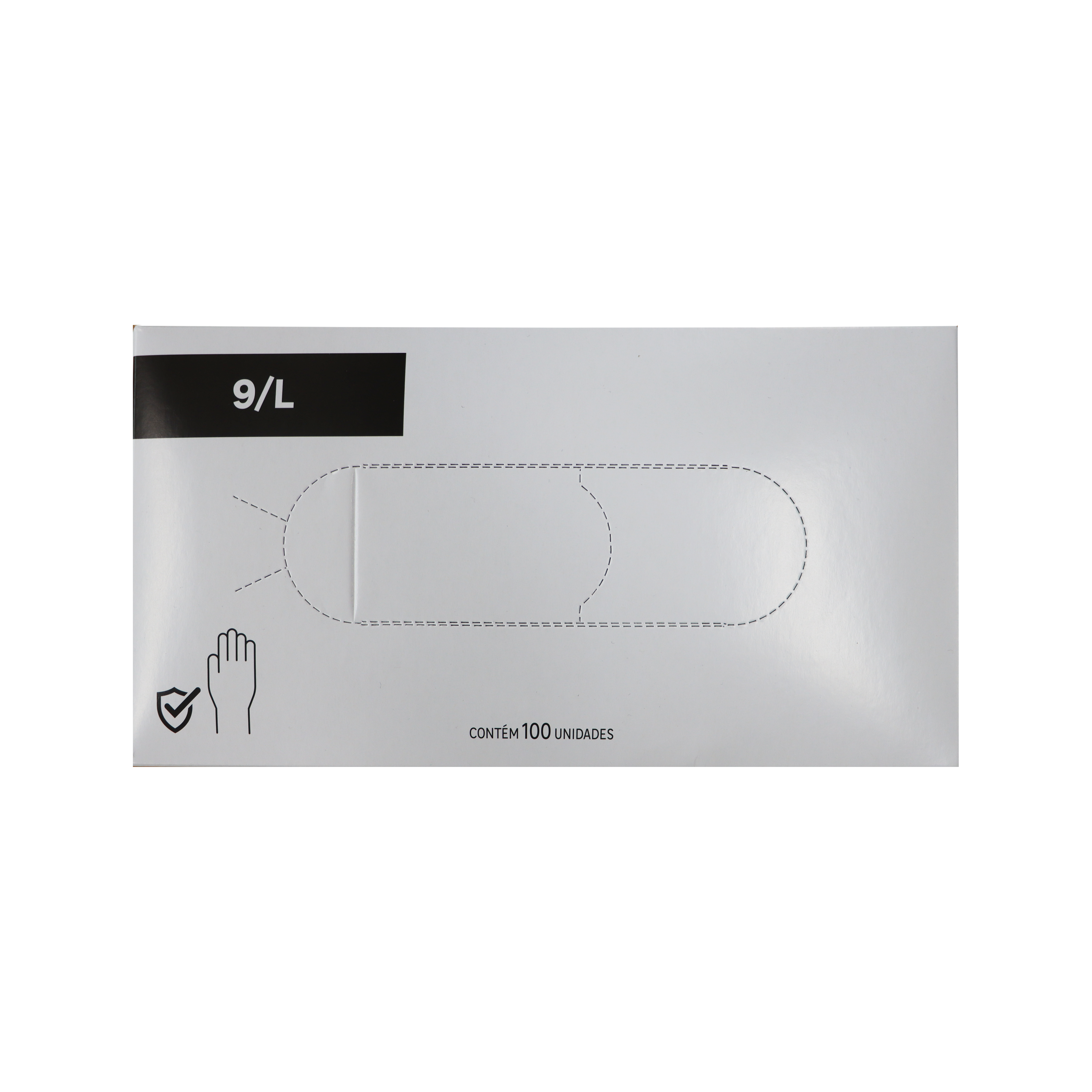 Pack de 100 Luvas descartáveis de vinil transparentes - 3
