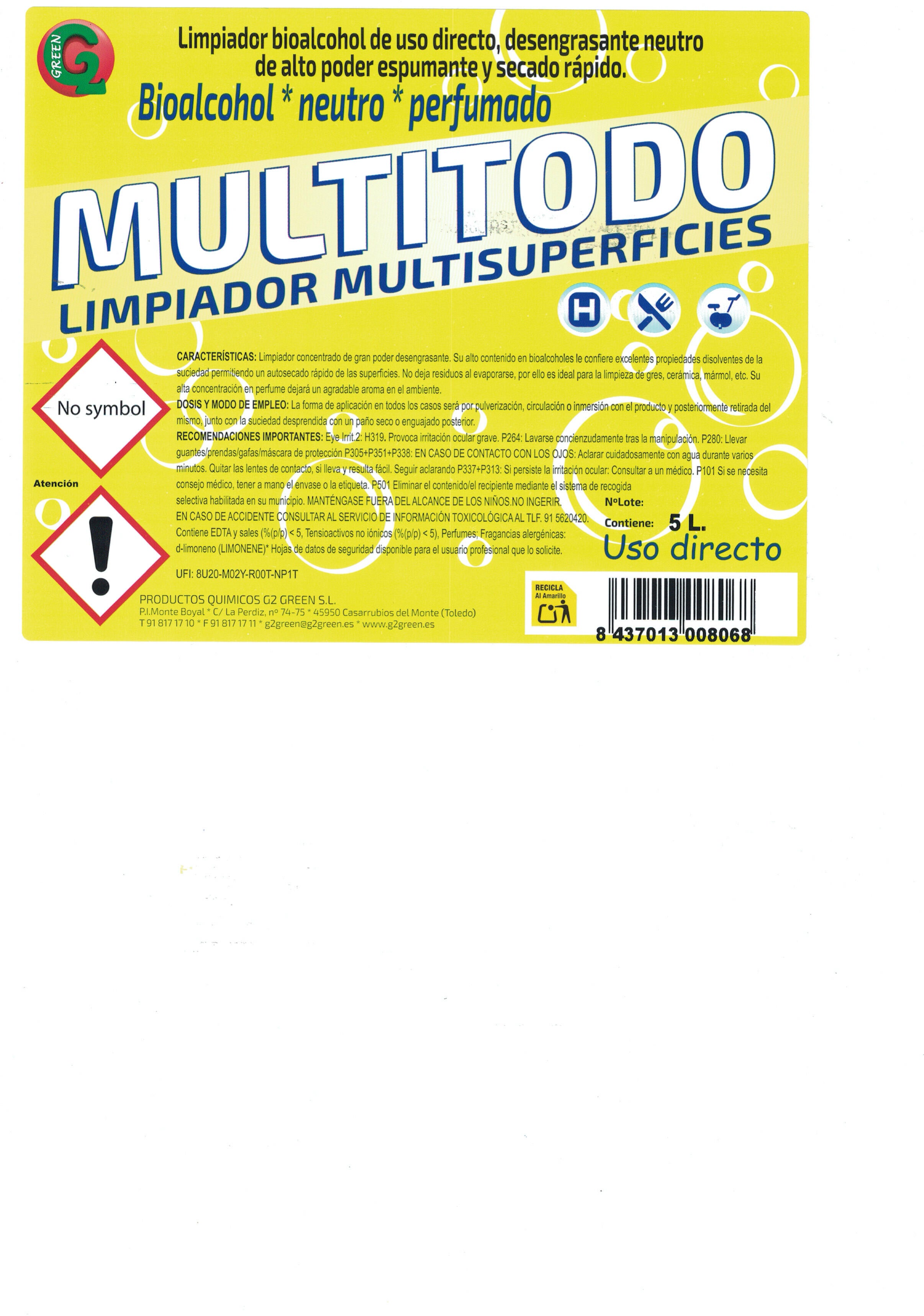 LIMPIADOR MULTIUSOS 5L - 3