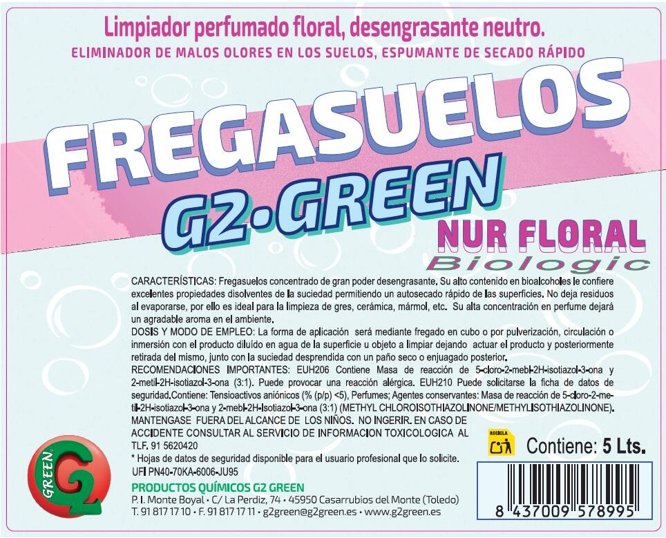 FREGASUELOS FLORAL 5L - 3