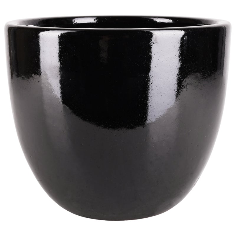 Donica Soller 38 cm czarna Direct Home and Garden