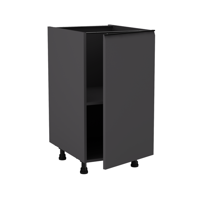 Mueble bajo de cocina Delinia ID Montreal gris 76,8X45 cm 1PTA