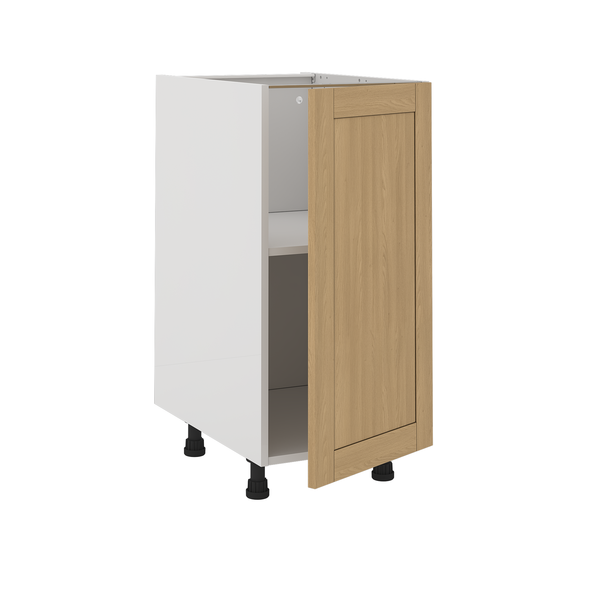 Mueble bajo de cocina delinia id chester madera 76,8x40 cm 1pta