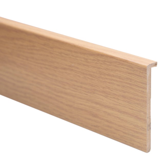 CUBRE RODAPIE MELAMINA ROBLE 2240 X 90 MM