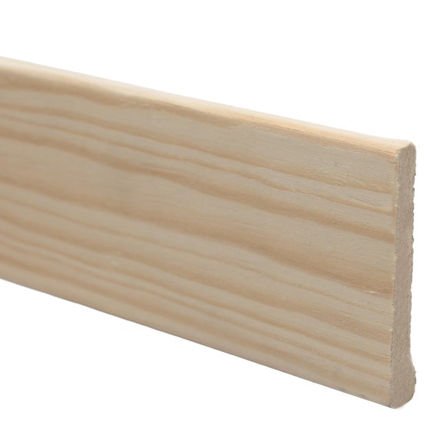 MOLDURA JAMBA RECHAPADA LISA PINO 2200 X 70 X 10 MM