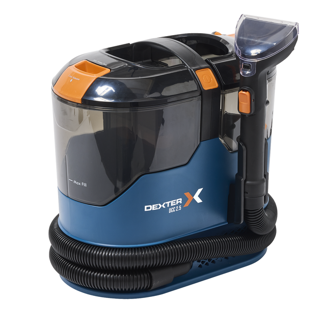 Aspirador de limpeza de estofos 900 W 2,5L Dexter DCC2.5