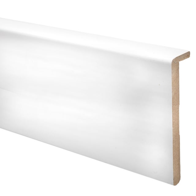 CUBRE RODAPIE DM LACADO BLANCO 2240 X 90 MM
