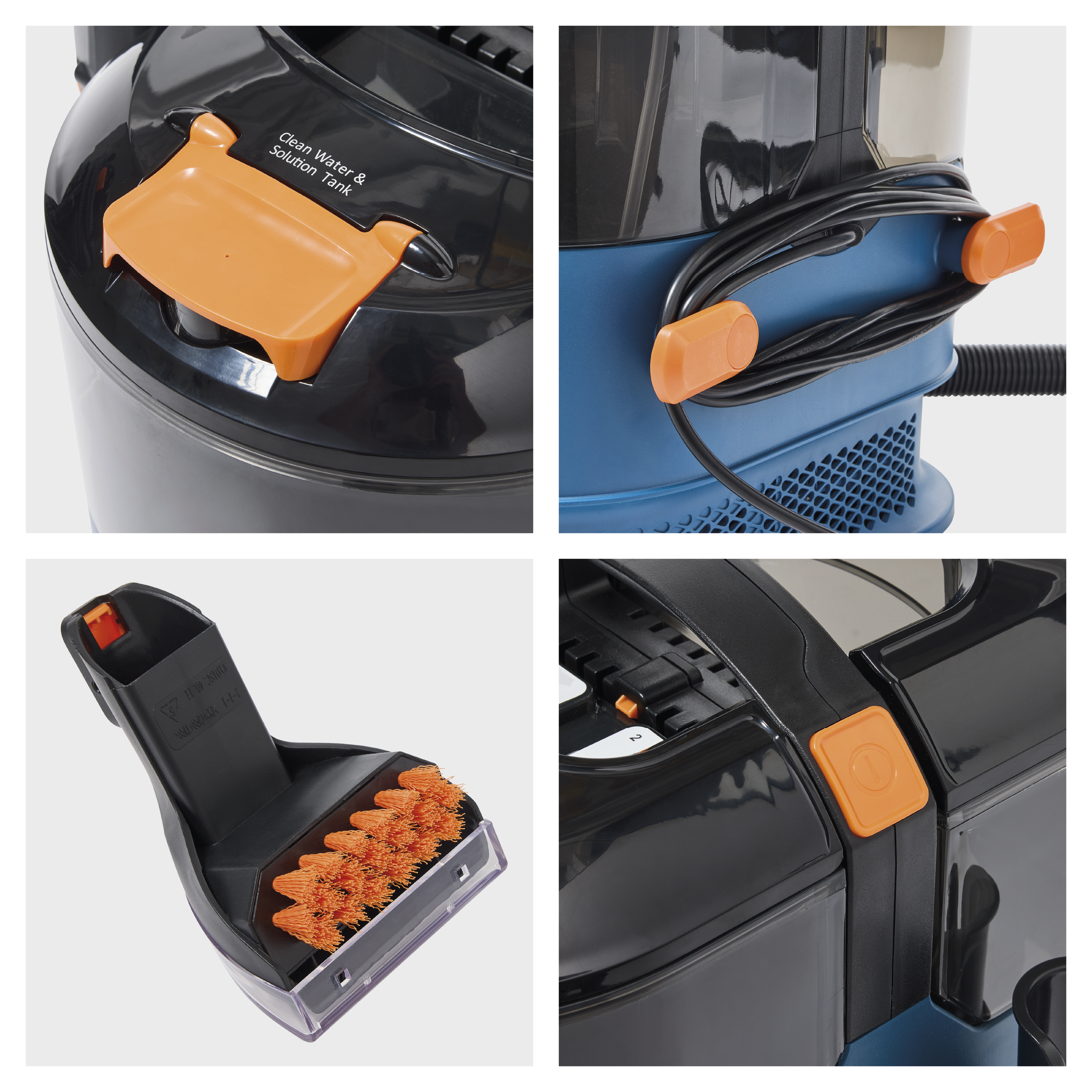 Aspirador de limpeza de estofos 900 W 2,5L Dexter DCC2.5 - 7