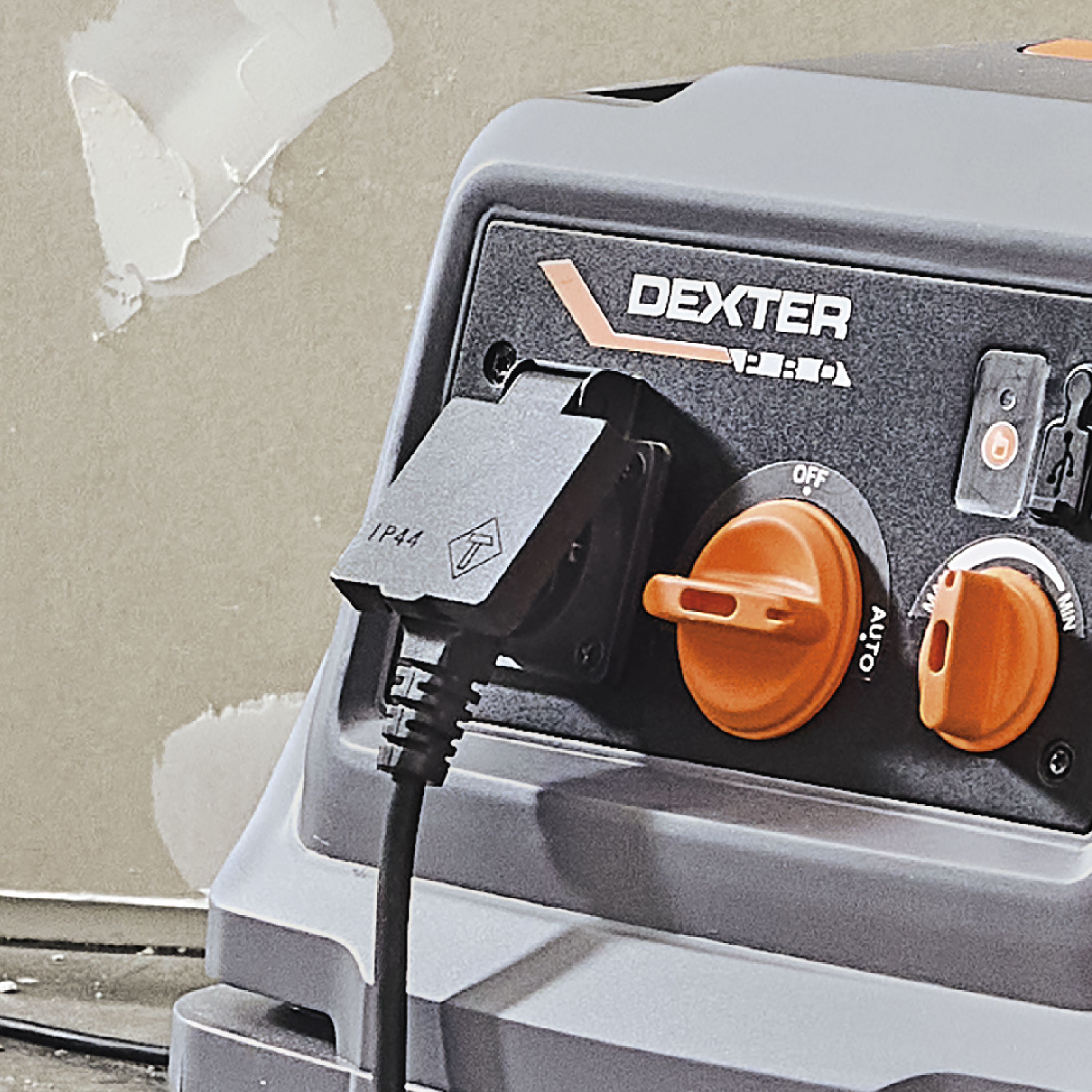 Aspirateur de chantier eau, poussières et plâtre DEXTER PRO DWDP-30, 25kPa,30l - 10