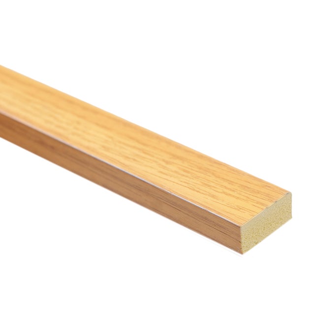 MOLDURA CUADRADILLO PVC ROBLE NATURAL 2240 X 25 X 14 MM