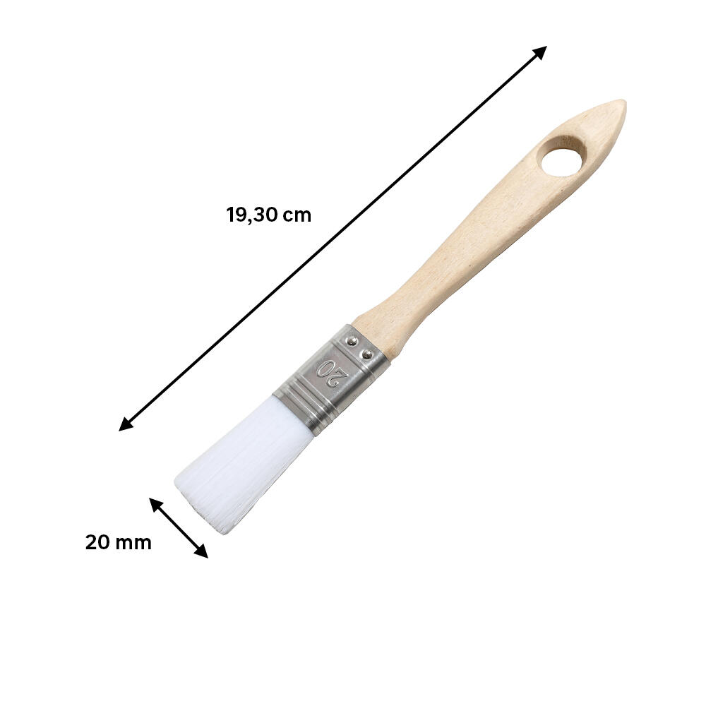 Trincha Dexter universal nylon pp 20mm - 4