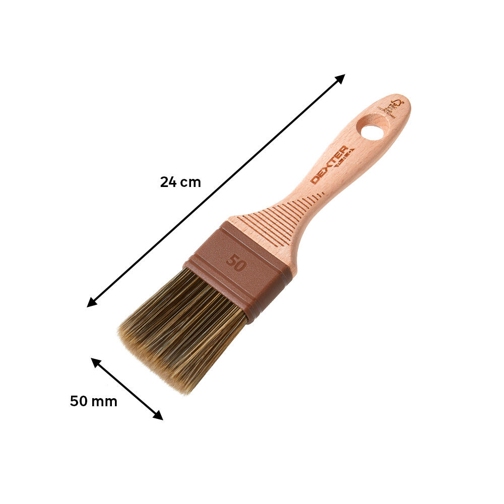 Brocha plana DEXTER PRO barnizar 50mm - 2