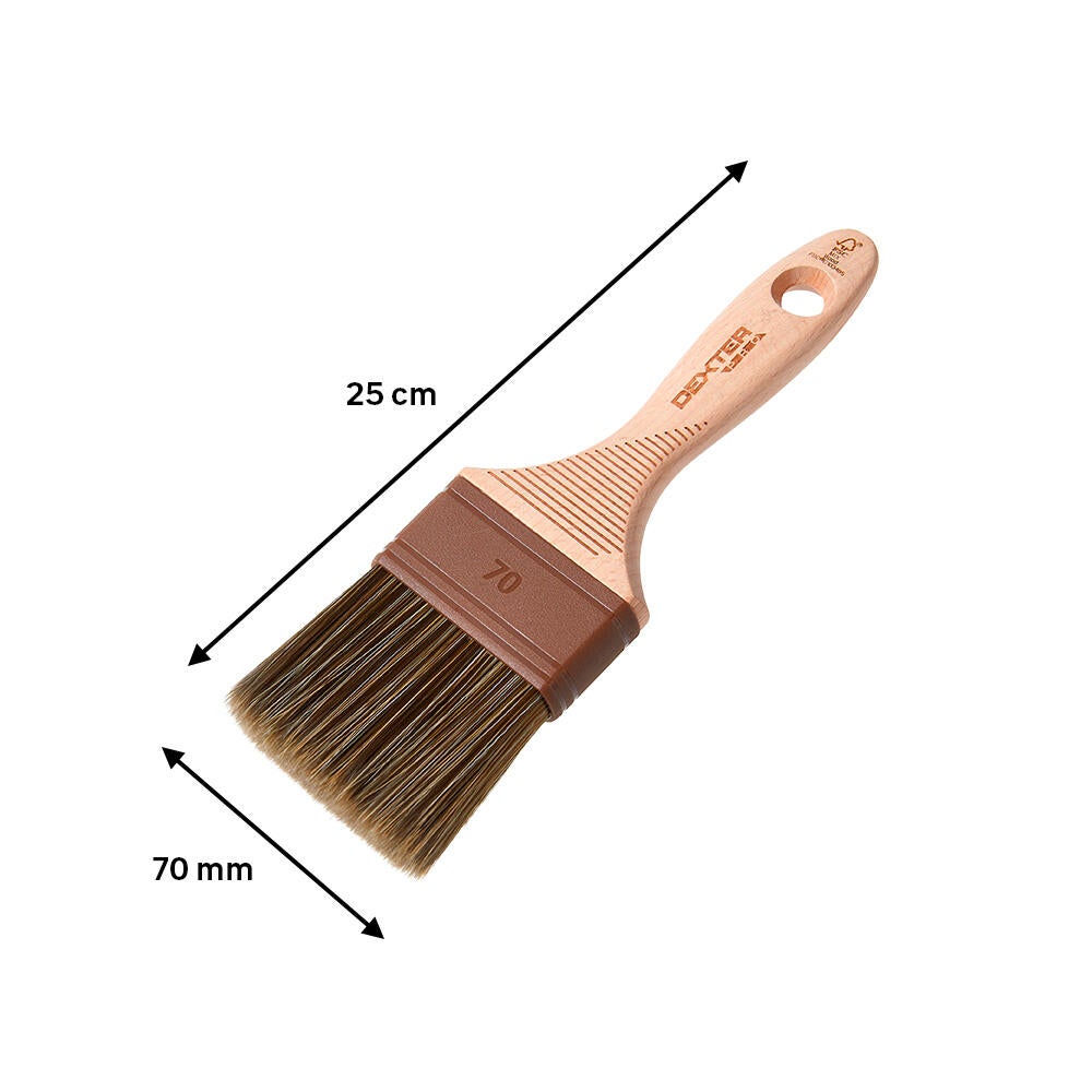 Brocha plana DEXTER PRO barnizar 70mm - 2