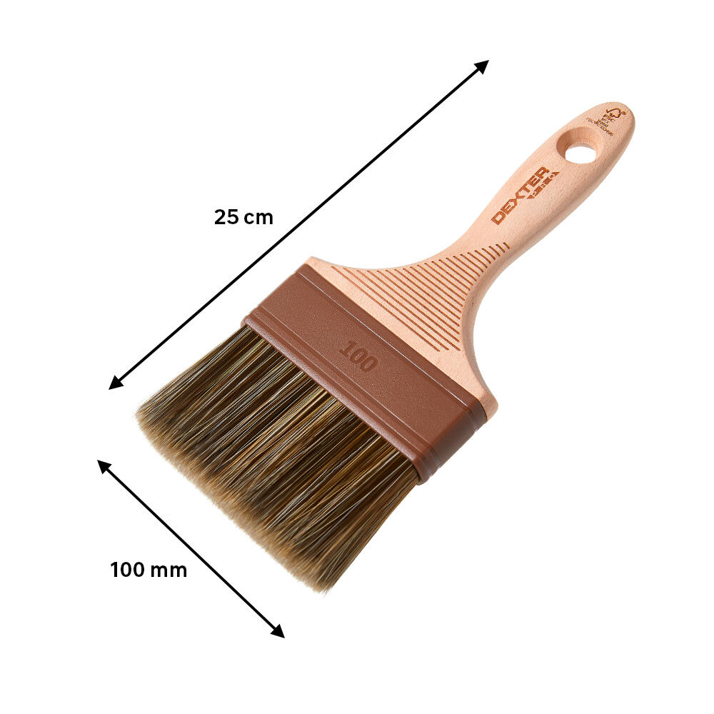 Brocha plana DEXTER PRO barnizar 100mm - 2