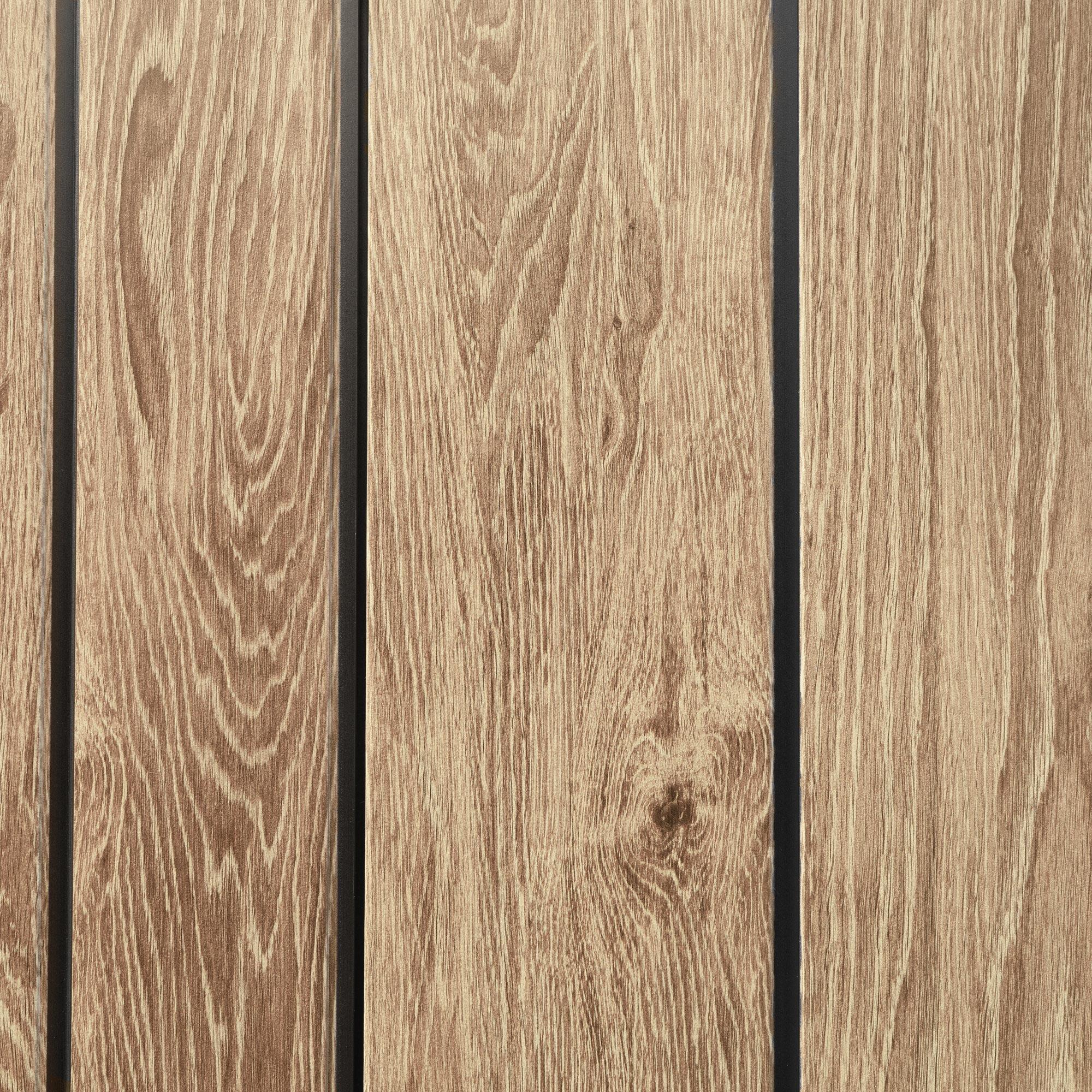 Caseta de resina OAK O60 de 226x243x283 cm y 6.4 m2 con 16 mm espesor y doble puerta abatible HOGGAR - 4