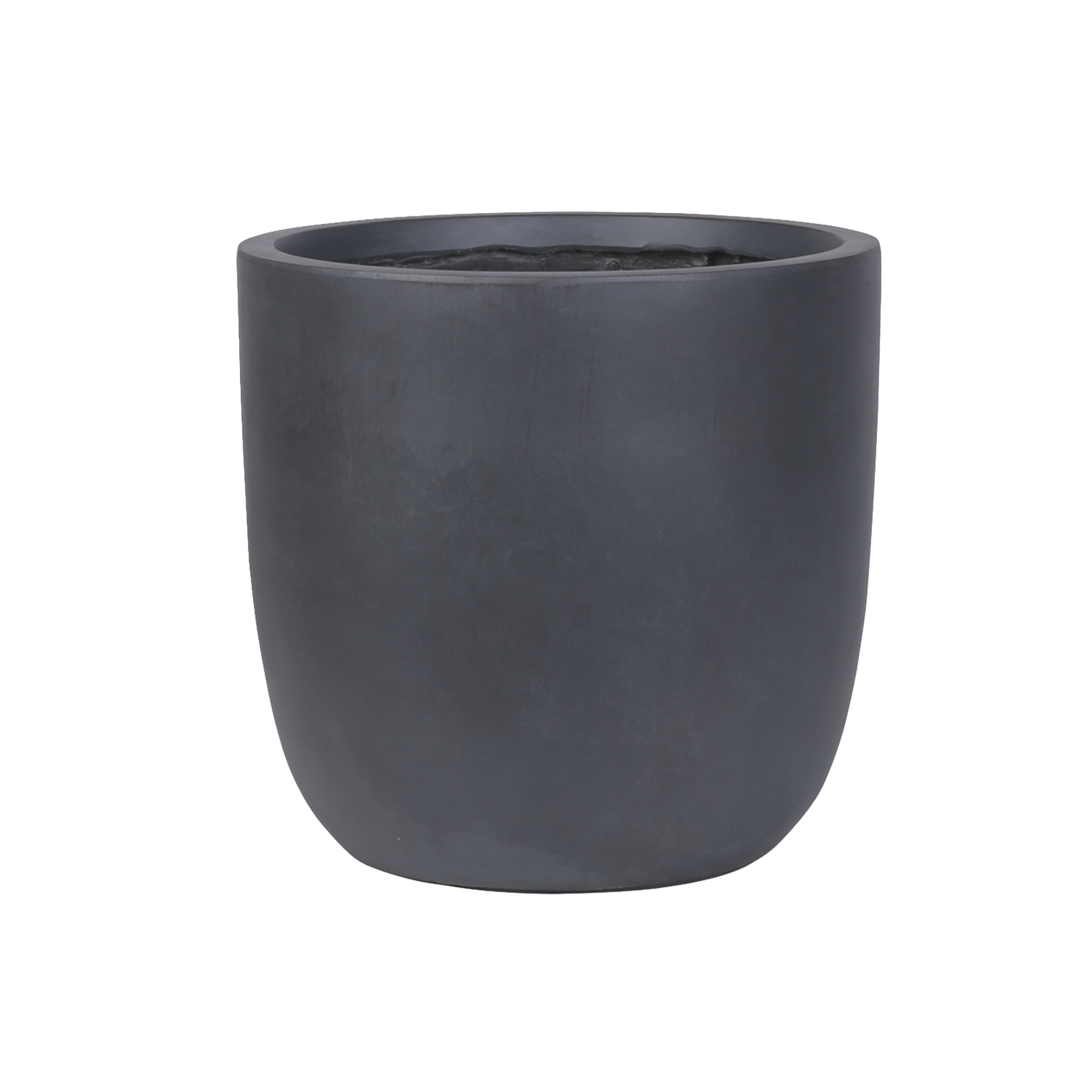 Donica owalna Ombra 51x51x50cm ciemnoszary ESTI&ESTA