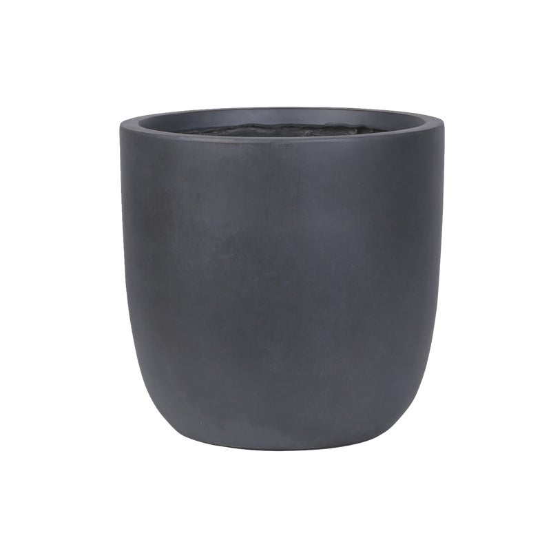 Donica owalna Ombra 51x51x50cm ciemnoszary ESTI&ESTA