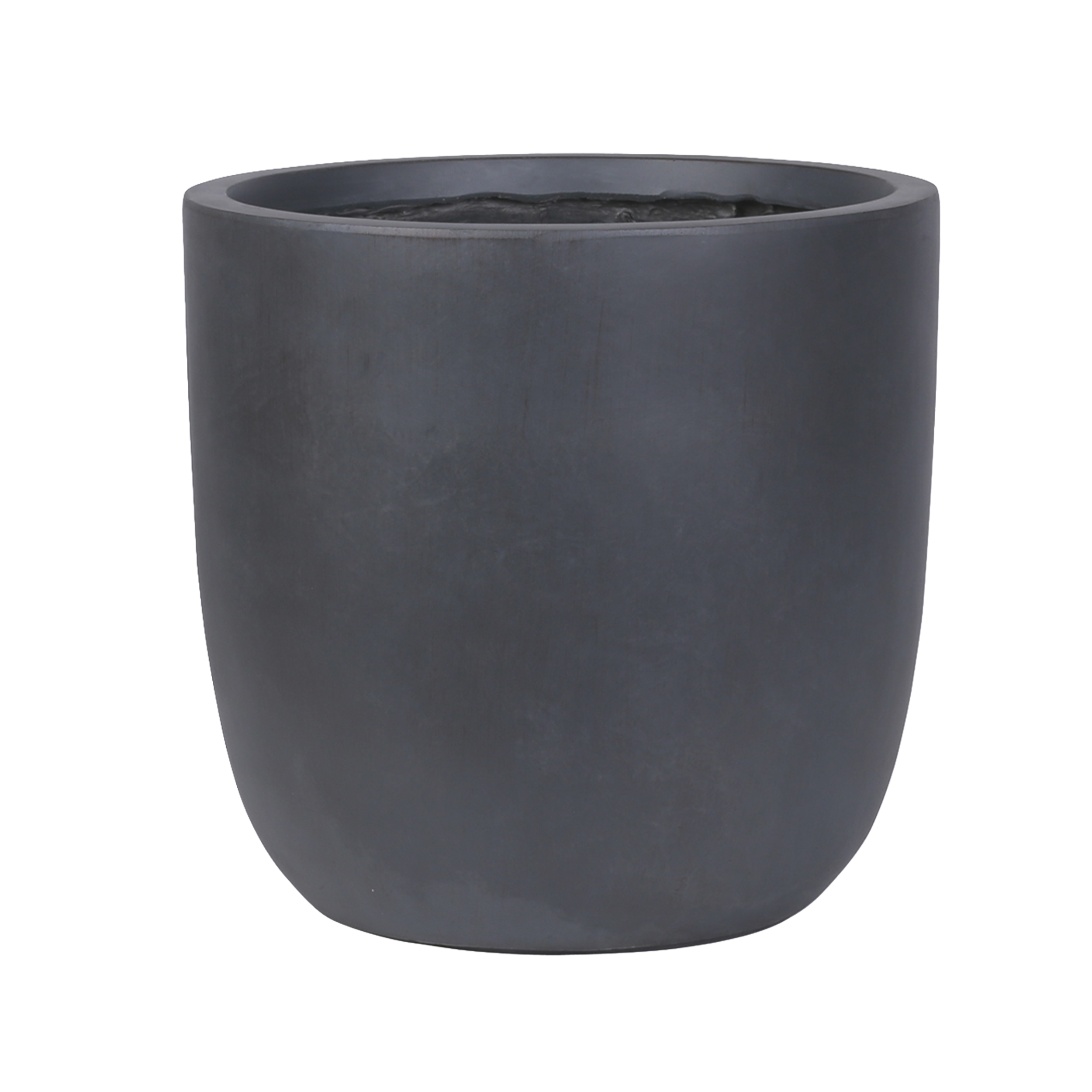 Donica owalna Ombra 80,5x80,5x77,5 cm ciemnoszary ESTI&ESTA