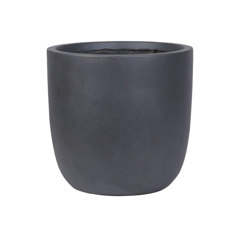 Donica owalna Ombra 65x65x63 cm ciemnoszary ESTI&ESTA