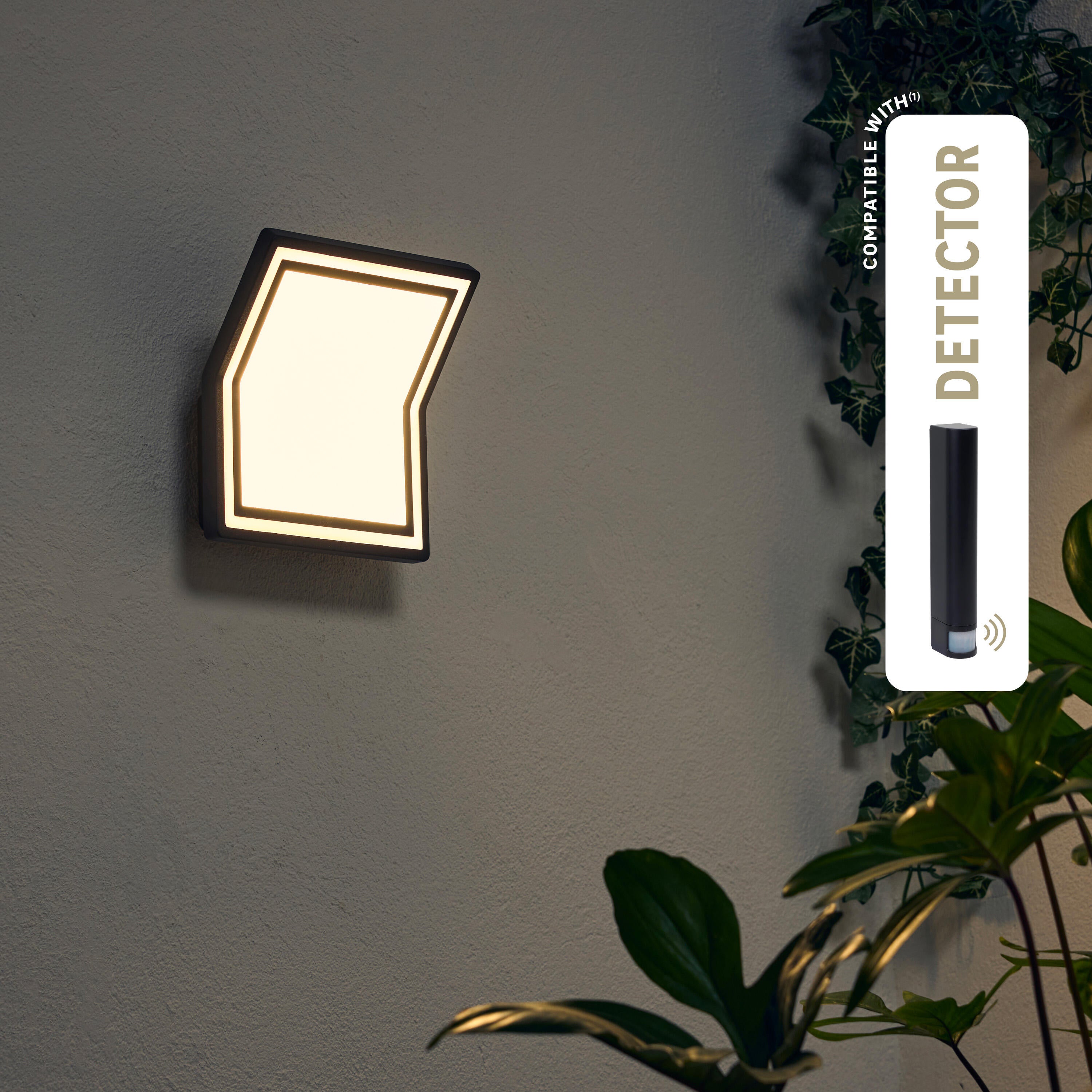 Applique extérieure Led Rilievo 1800 Lumens variation blancs / intensité INSPIRE - 8