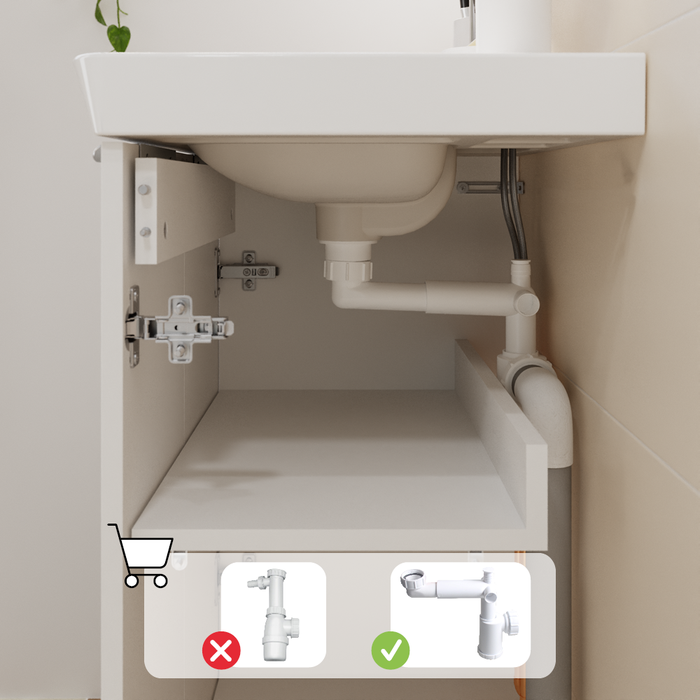 Siphon gain de place