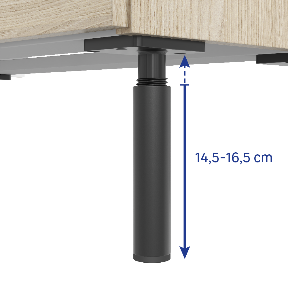 Colonne 2p l.35 x H.188.9 x P.31.8 cm effet chêne naturel Easy 3 - 2