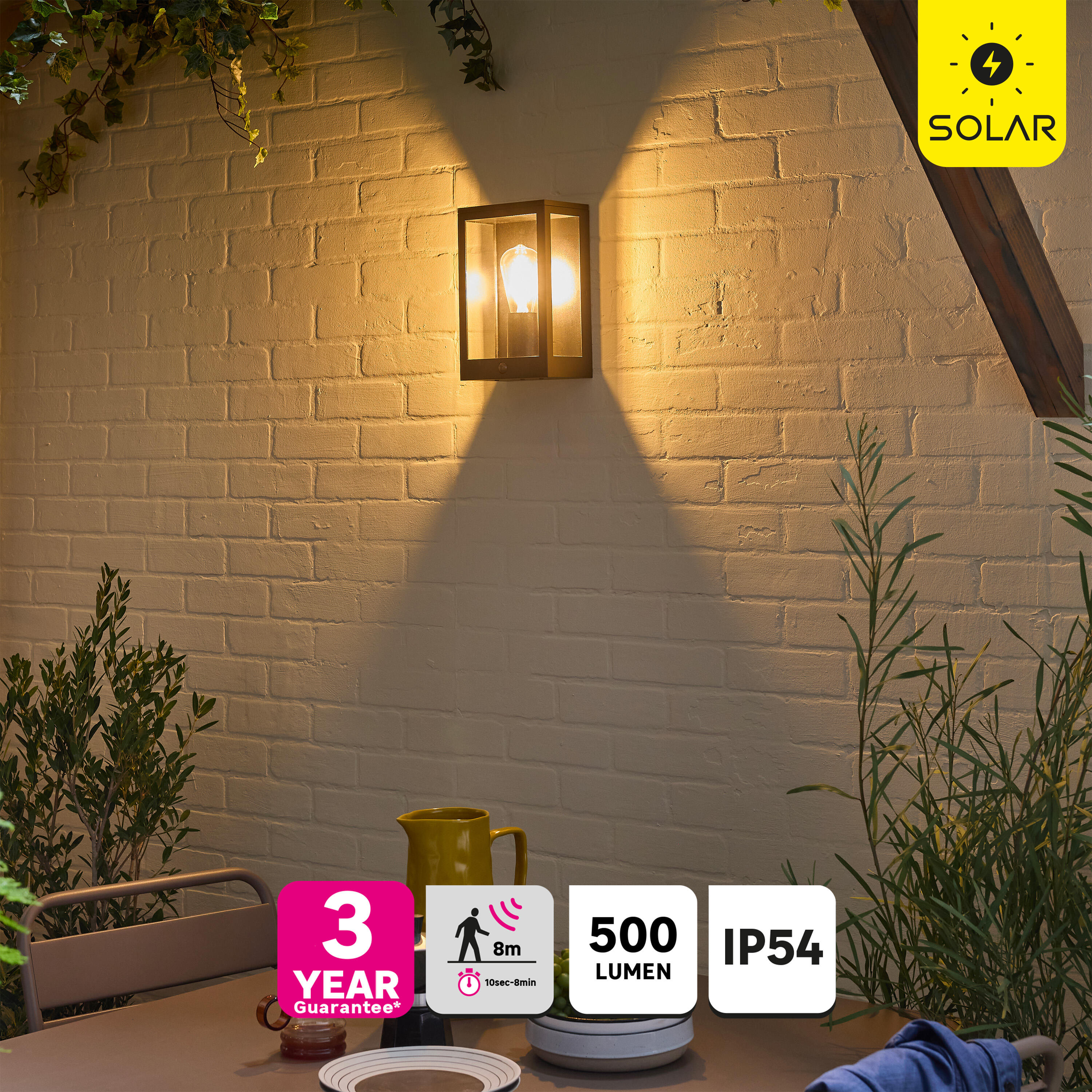 Ikaros solar wall lamp  - 0