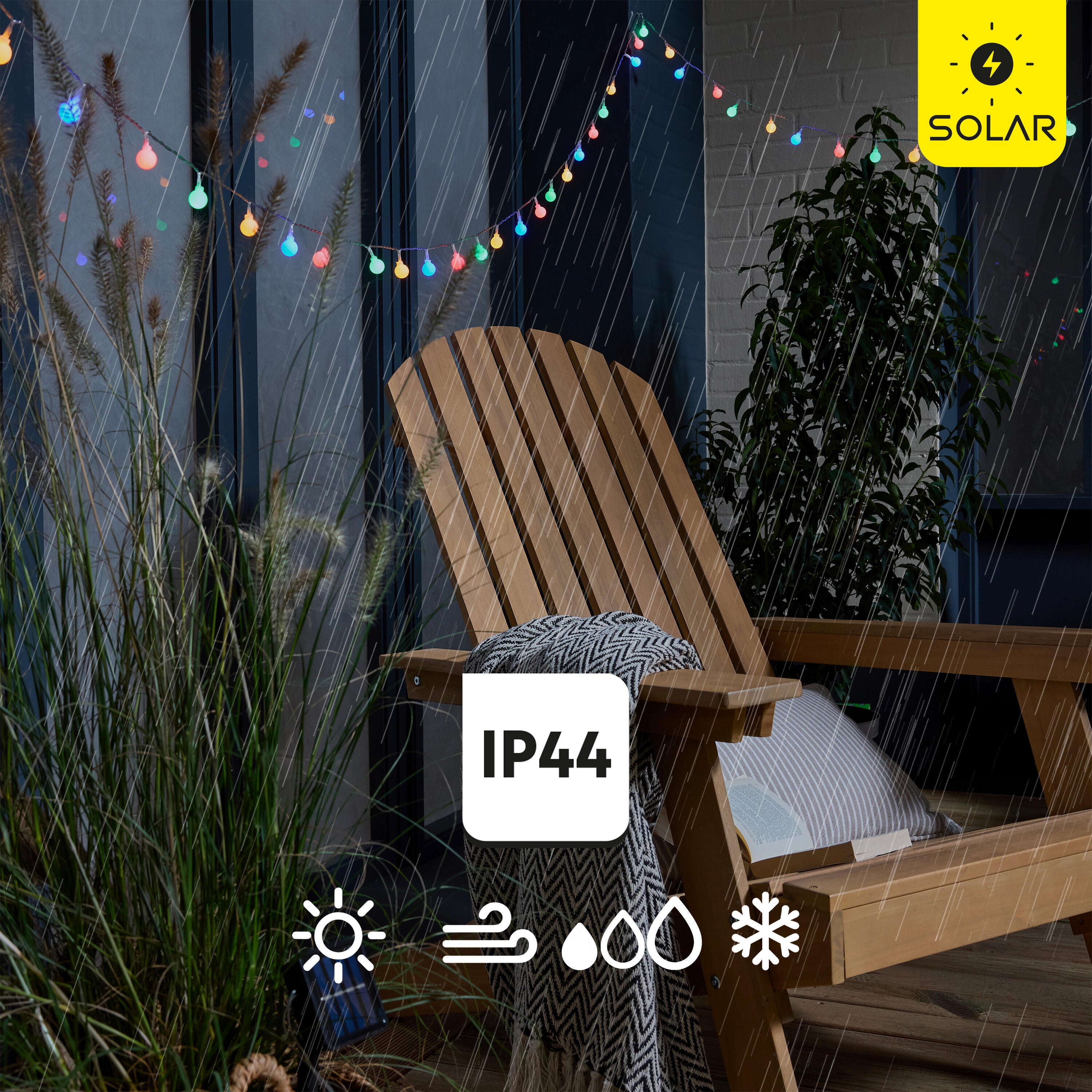 Almofada Tony 40x40cm poliéster verde Inspire - 5