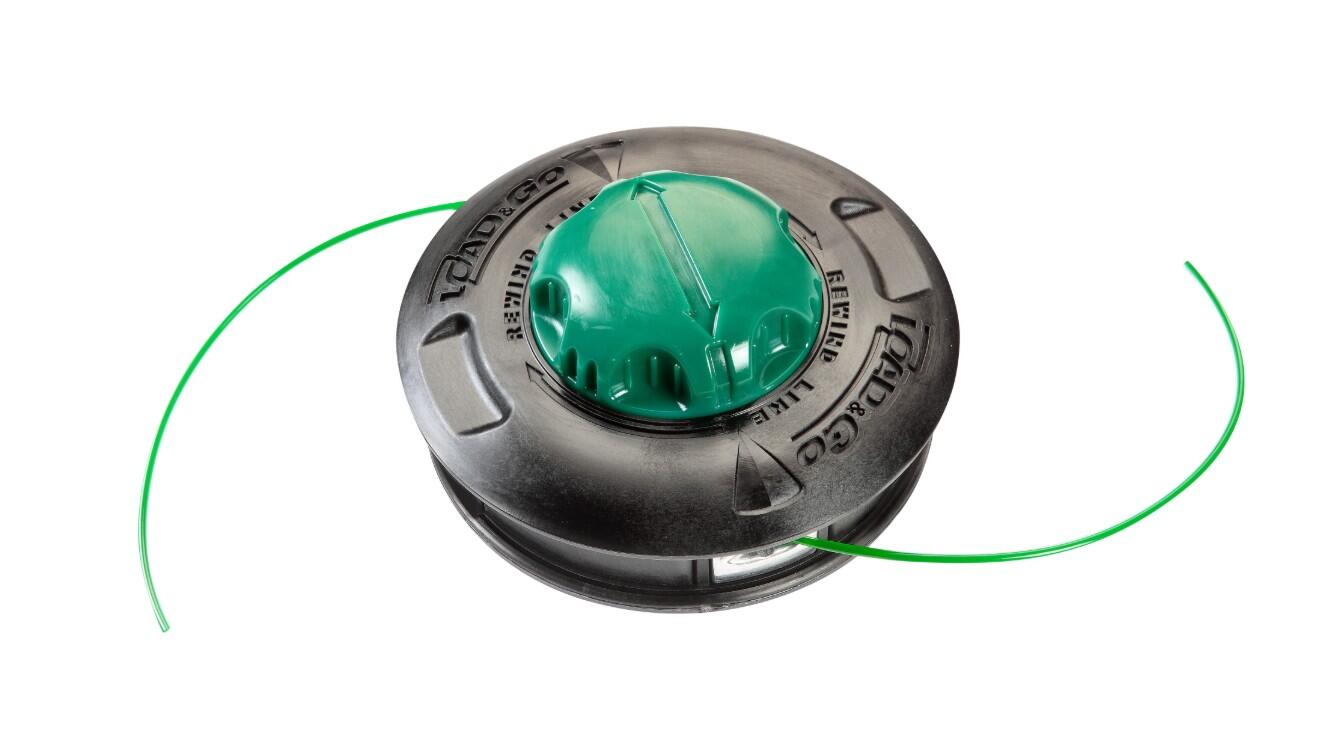 Cabezal de hilo para cortabordes o desbrozadora oleo-mac de 2.4 mm y 1 m