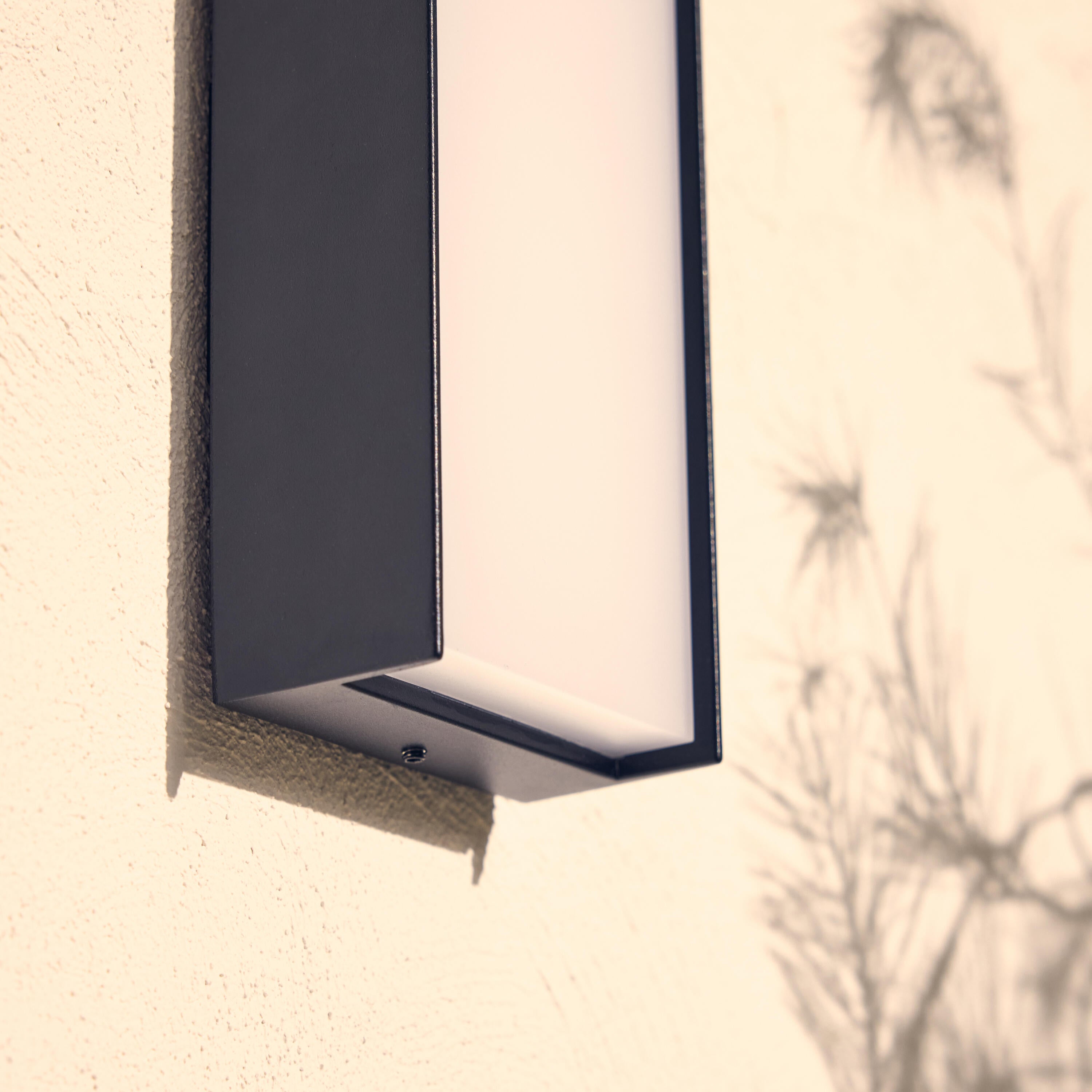 Aplique de pared exterior de aluminio negro LED 1 luz CIZUR SEASIDE INSPIRE IP65  - 8