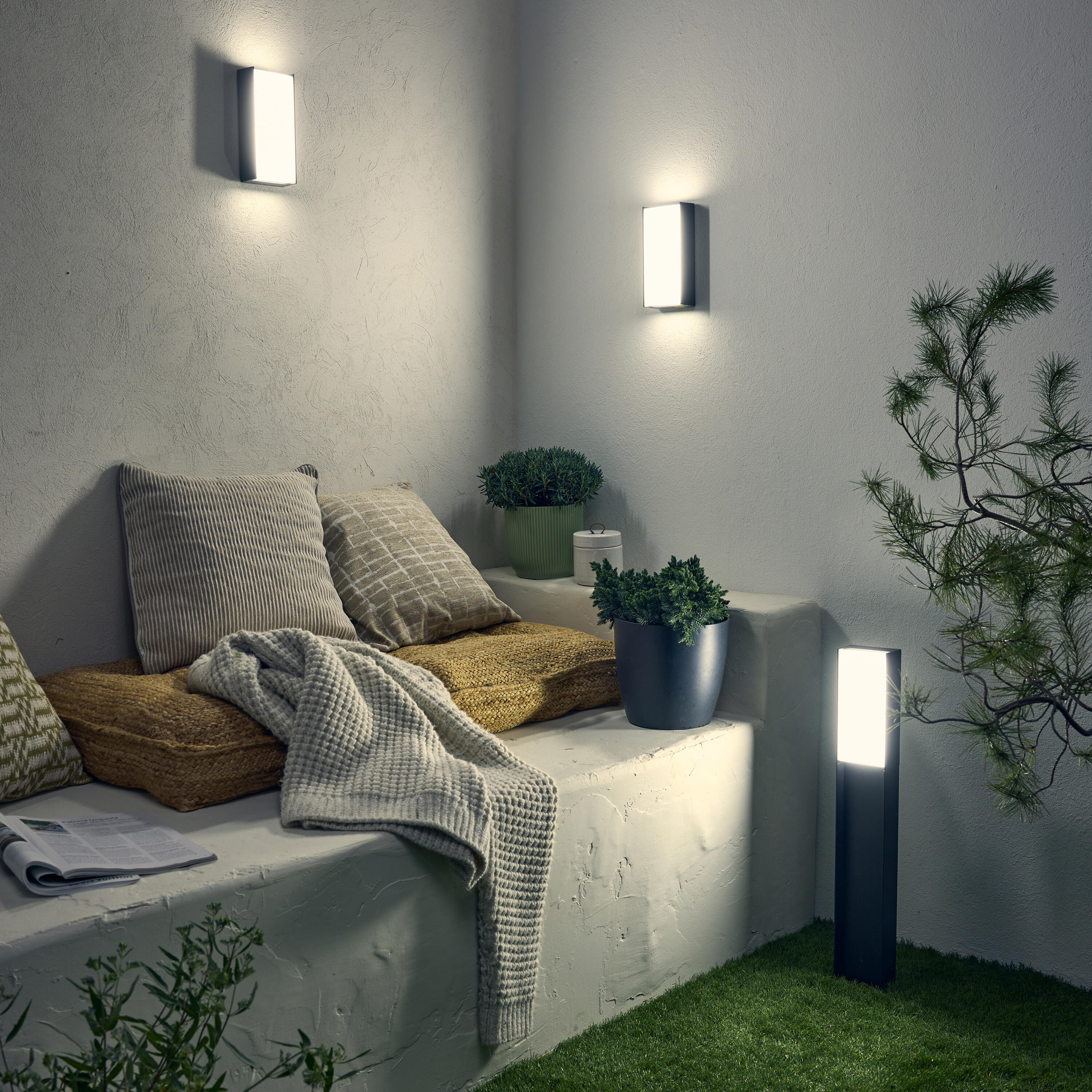 Applique extérieure Bord de mer led 2850 lm, blanc chaud à froid, Cizur INSPIRE - 12