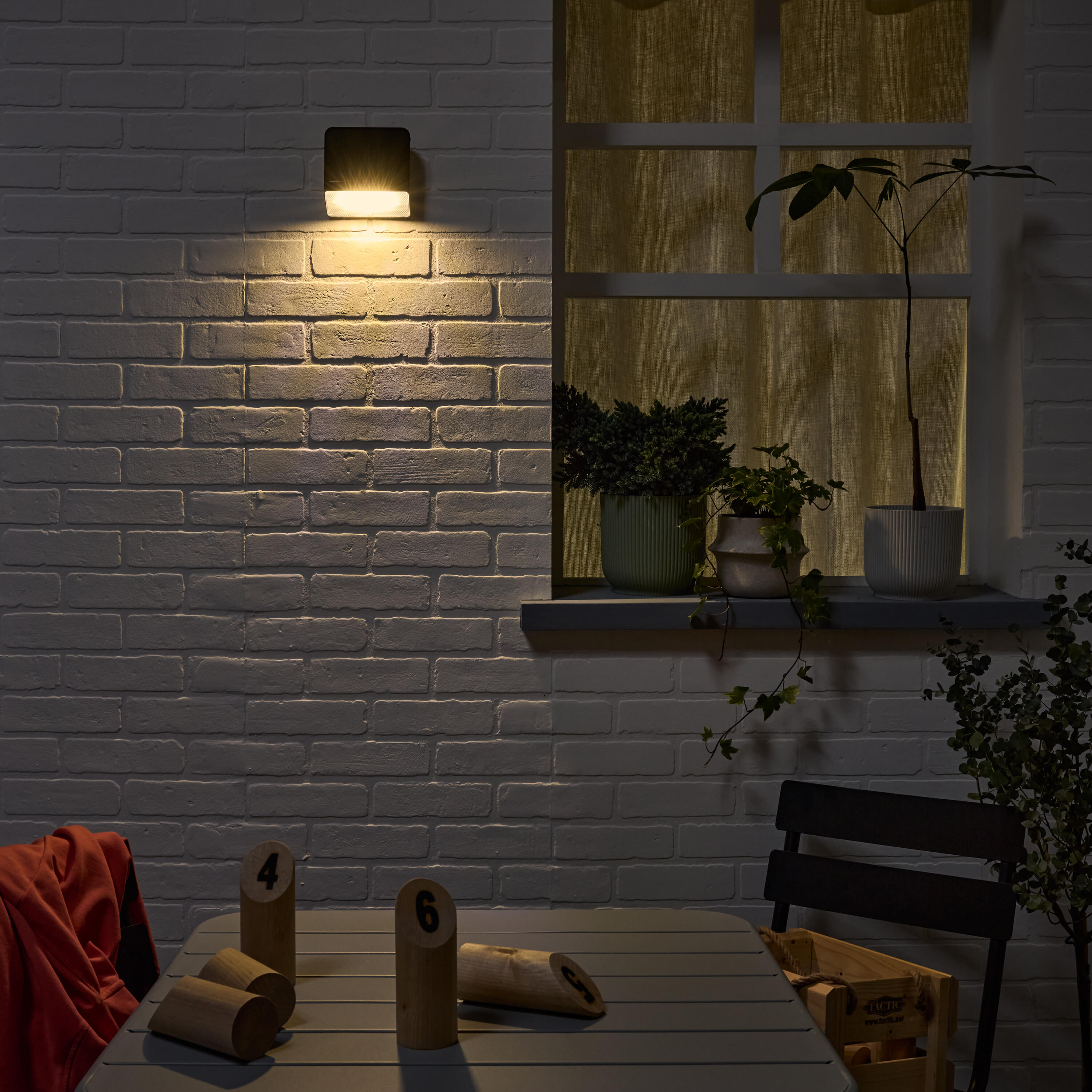 Projecteur solaire avec détecteur, 1000 Lumen, blanc neutre, Zuzo noir INSPIRE - 9