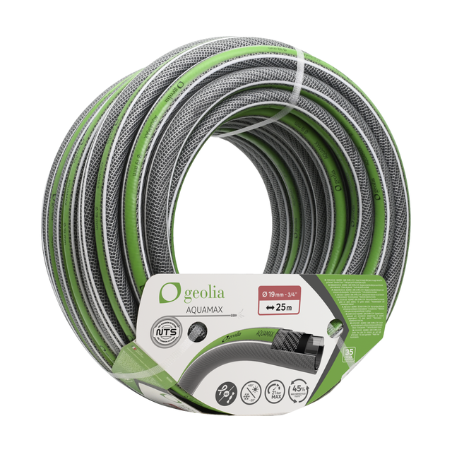 Wąż ogrodowy zapobiegający skręcaniu Aquamax 19 mm/25 m Geolia