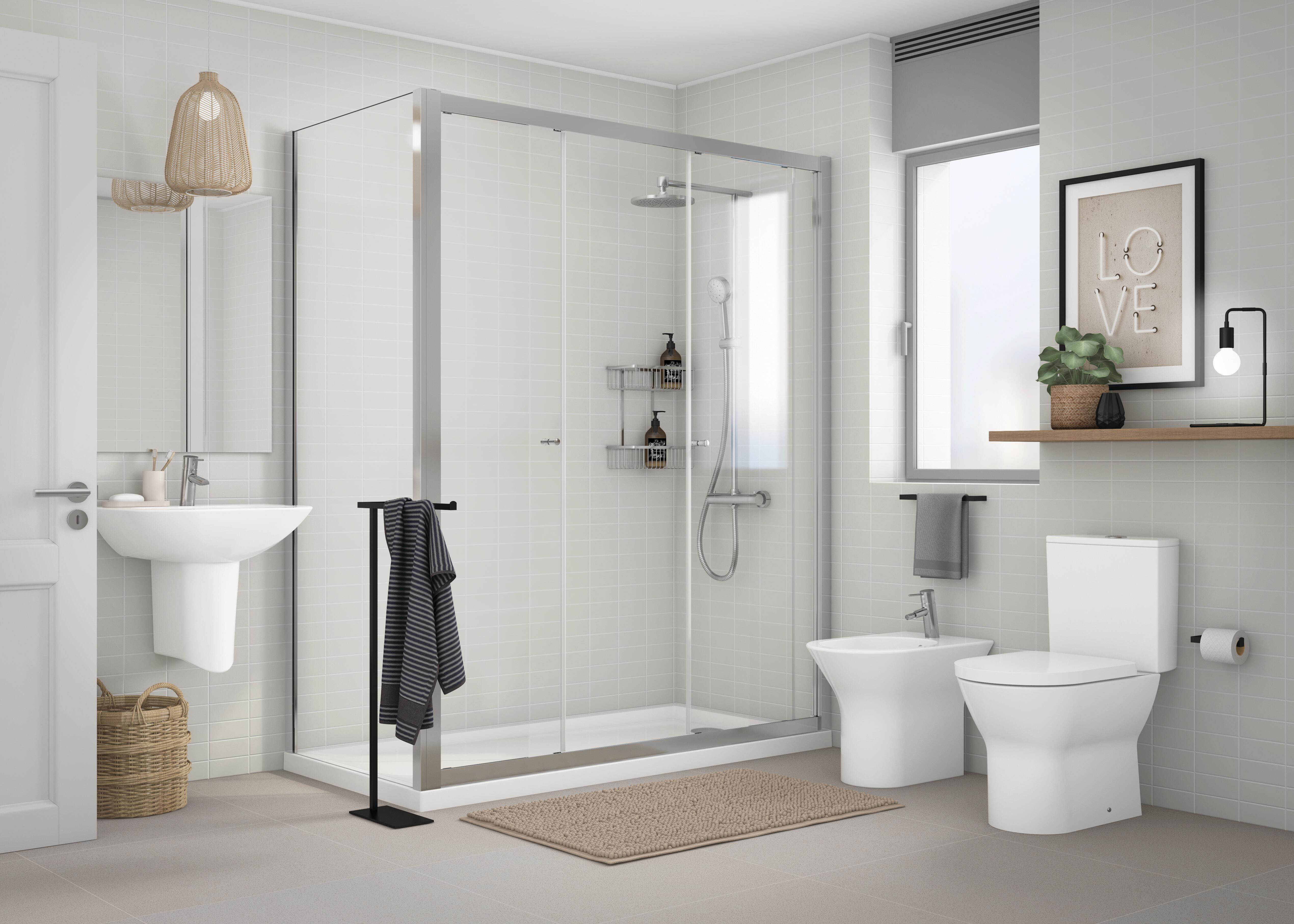 Sanita ao chão 36x39x61 cm branco duplo Sanitana Nexo - 2