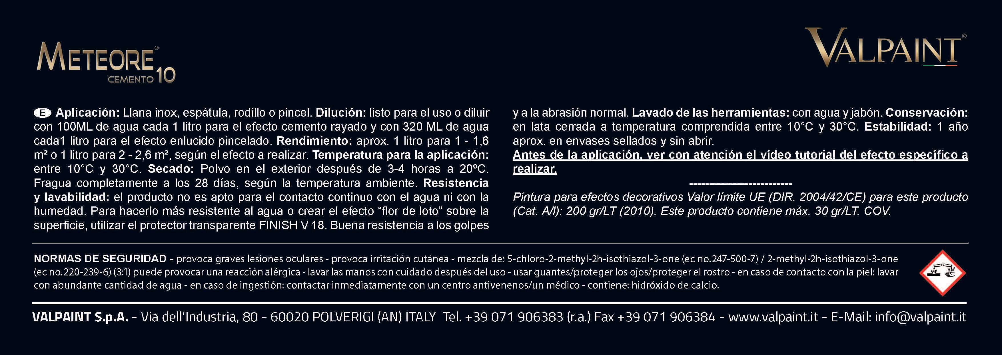 PASTA METEORE 10 4L BLANCO - 2