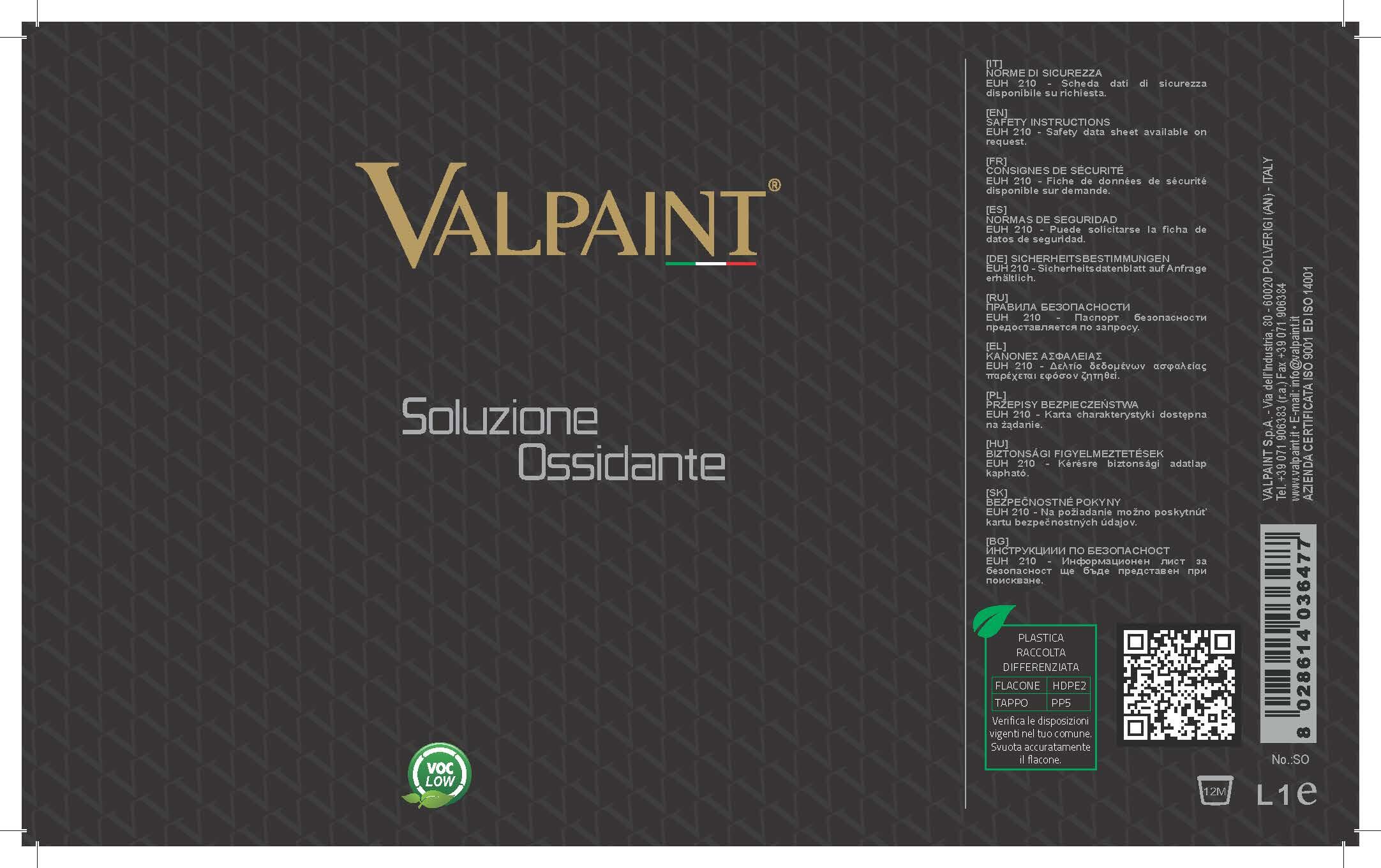 SOLUCION OXIDANTE 1L - 2