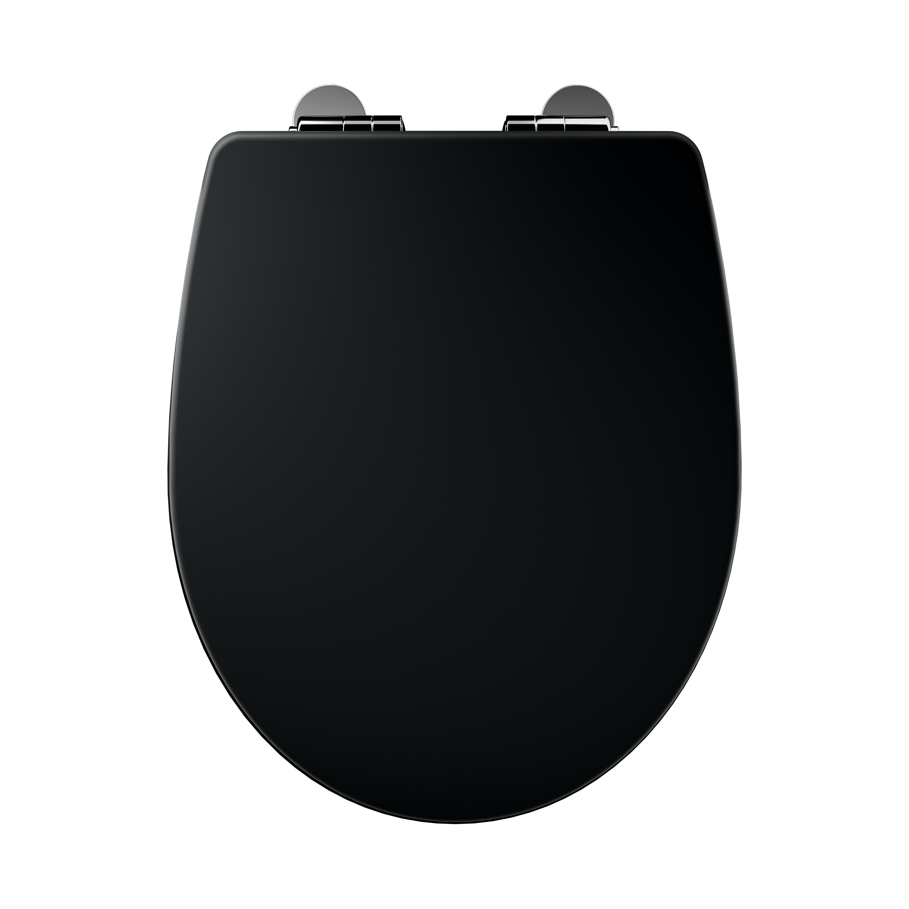 Deska sedesowa Purity owal czarna Sensea