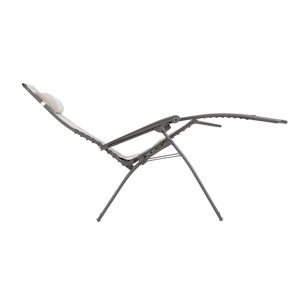 Transat de jardin LAFUMA MOBILIER Rsxa clip xl batyline en acier beige seigle - 2