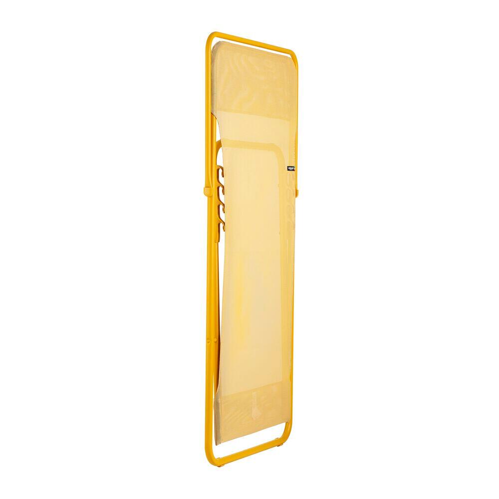 Transat de jardin LAFUMA MOBILIER Maxi transat batyline en acier jaune miel - 3