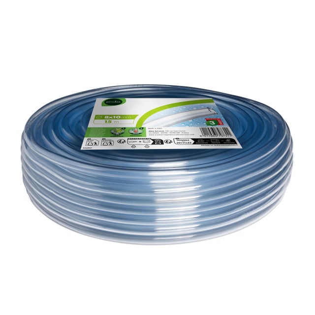 Manguera de riego GEOLIA de pvc de 8mm de ø y 15m de L.