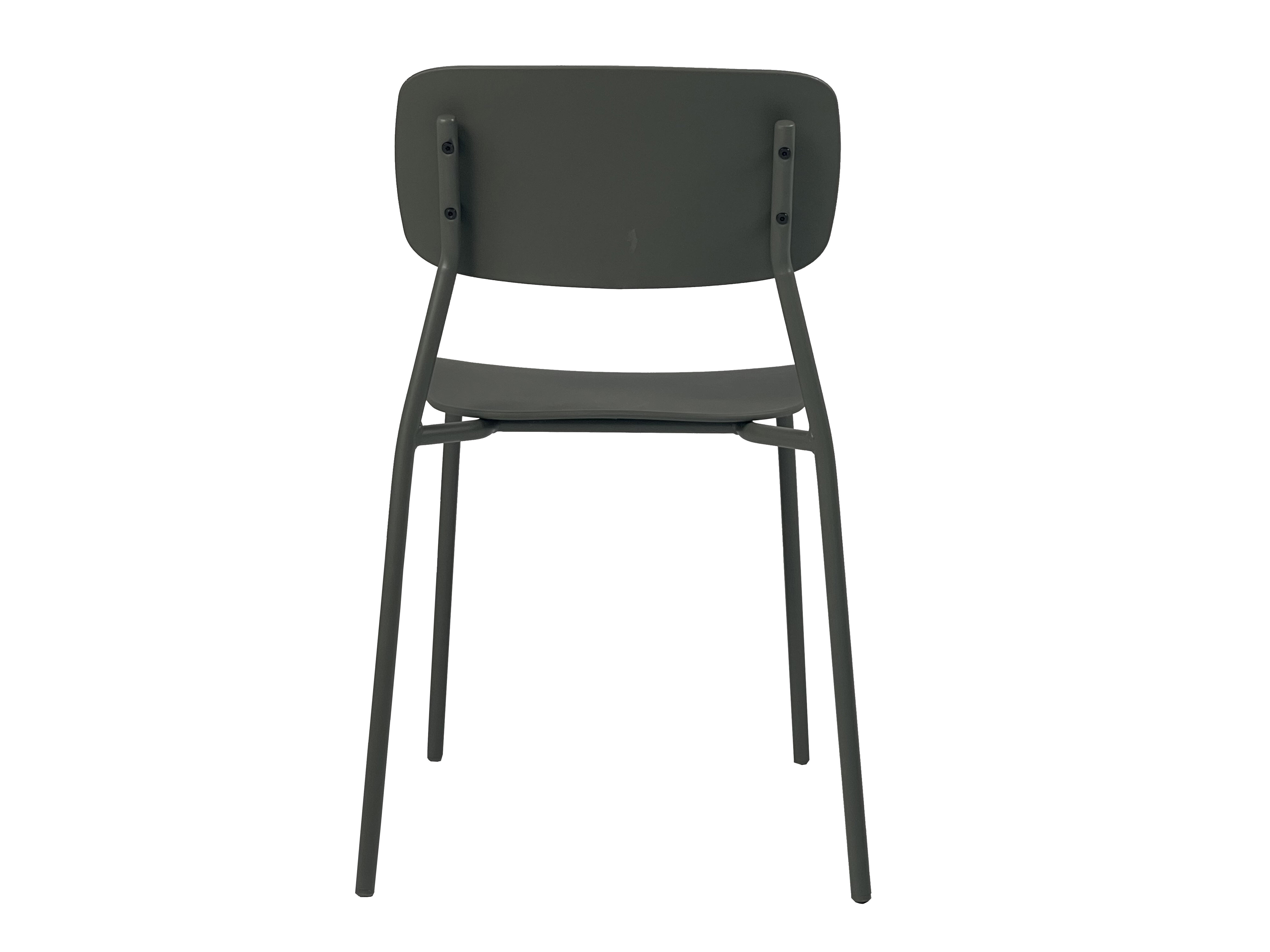 Chaise de jardin Easy pour balcon en acier vert savane - 2